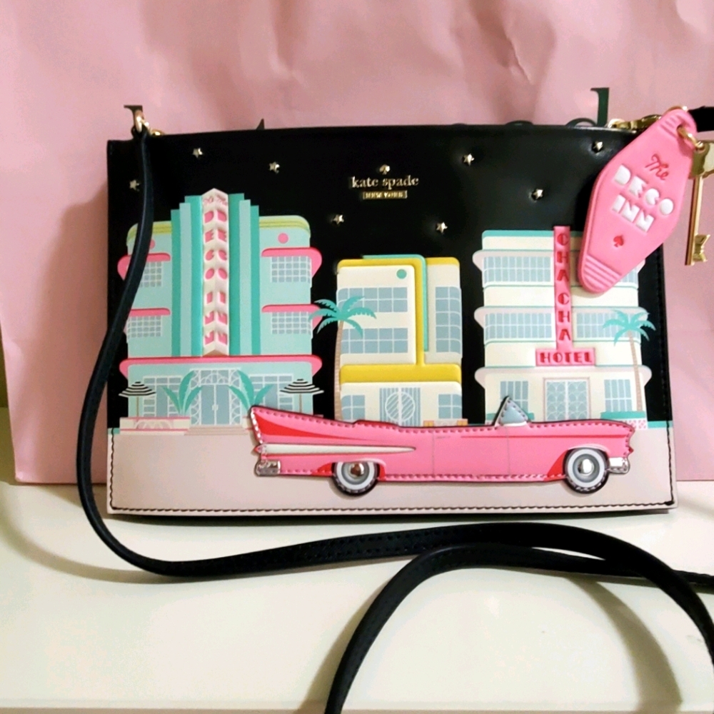 Kate Spade Checking In Deco Inn Crossbody